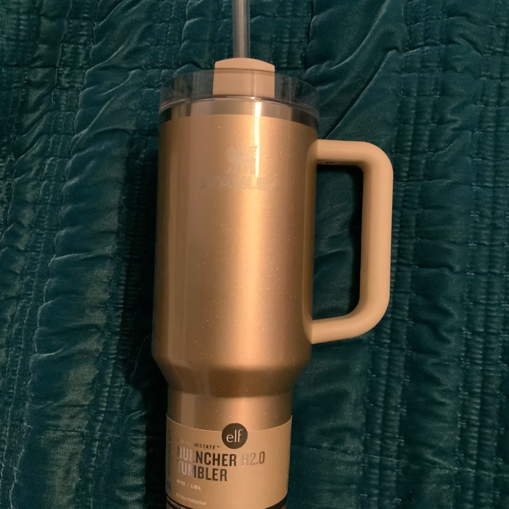 Stanley Elf Gold Tumbler with Handle